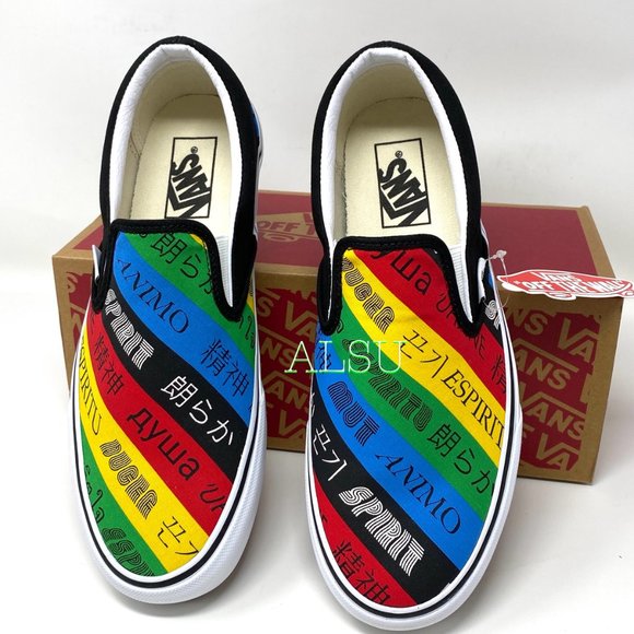 💖MEGA SALE💖VANS Classic Slip On Spirit Multi Canvas Men’s  9 10.5 VN0A4U38WK2 - Picture 3 of 10